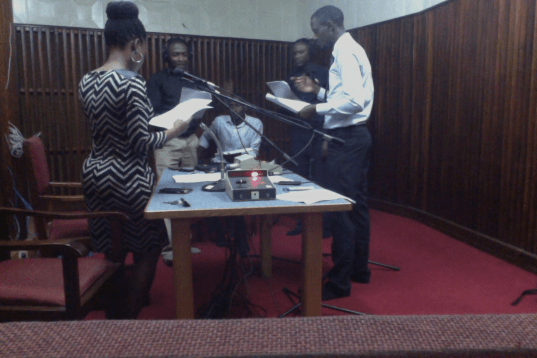 Recording the Podcast