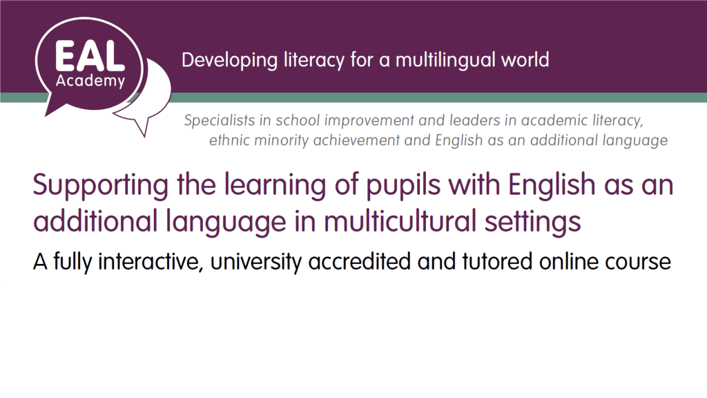 Making the most of online training – EAL Journal